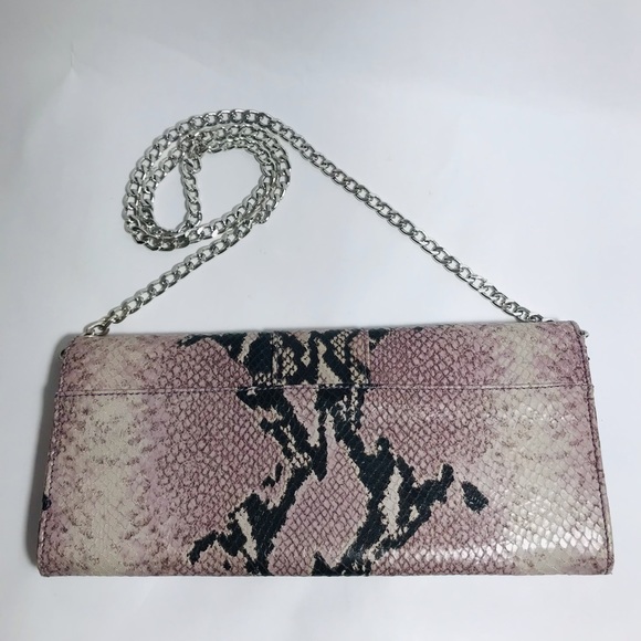 Marina Rinaldi Snakeskin Crossbody Clutch Bag - Picture 4 of 15